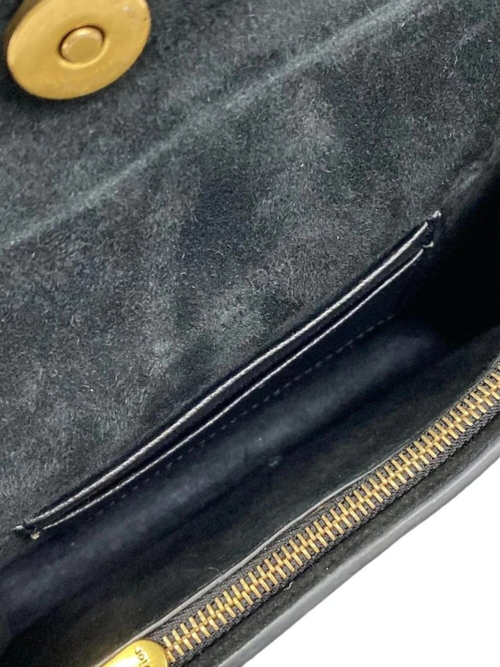 DIOR/ChristianDior Saddle Bag Black Leather Bum Bag - Picture 6 of 15